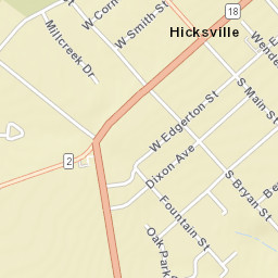 Hicksville Ohio Street Map