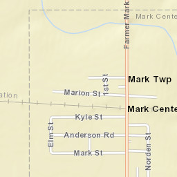 Mark Center Ohio Street Map