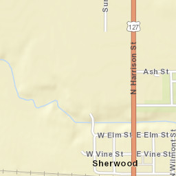 Sherwood Ohio Street Map