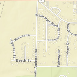 Robin Park Ohio Street Map