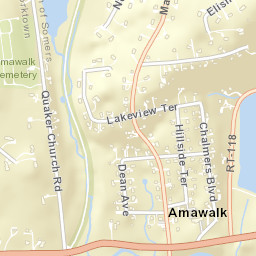 Amawalk New York Street Map