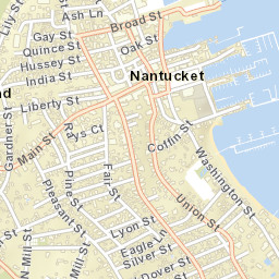 Nantucket Street Map