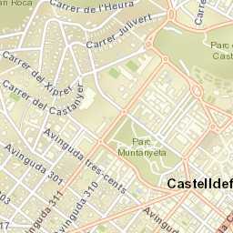 Castelldefels Street Map