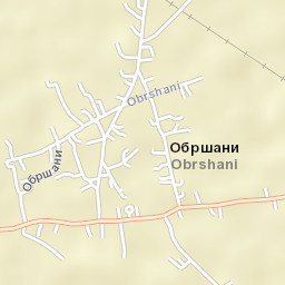 Obršani Street Map