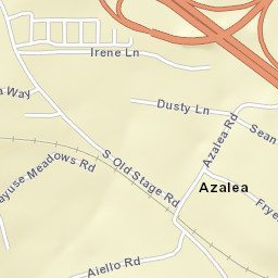 Azalea California Street Map