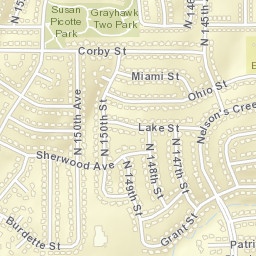 14700-14706 Erskine Street Omaha NE Street Map