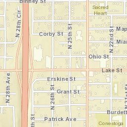 2608-2610 Patrick Ave Omaha NE Street Map