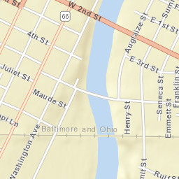 Defiance Ohio Street Map