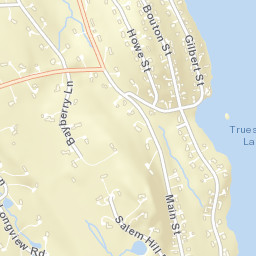 Truesdale Lake New York Street Map