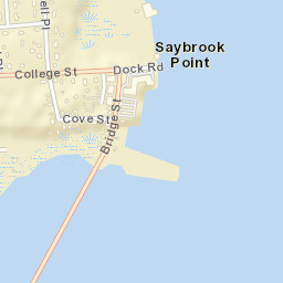 Saybrook Point Connecticut Street Map