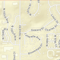 1514-1598 North 104th Plaza, Omaha, NE Street Map