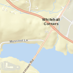 Whitehall Corners New York Street Map