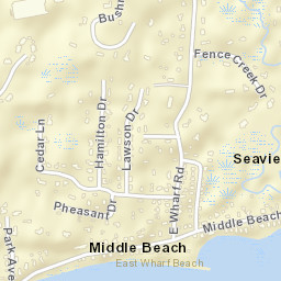 Middle Beach Connecticut Street Map