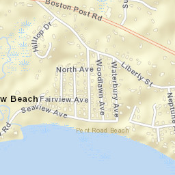 Seaview Beach Connecticut Street Map