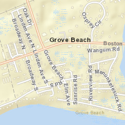 Grove Beach Connecticut Street Map