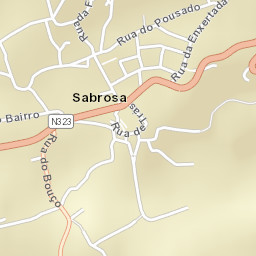 Sabrosa Street Map