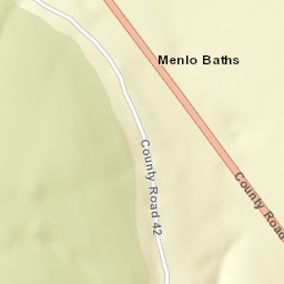 Menlo Baths California Street Map