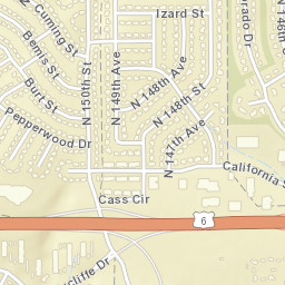 912 North 148th Avenue Omaha NE Street Map