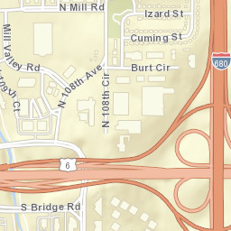 10864-10886 Mill Valley Rd Omaha NE Street Map