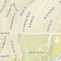 Robert H Storz Drive Omaha NE Street Map