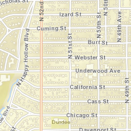 4916 California Street, Omaha, NE 68132 Street Map