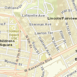 Kane, IA, USA Street Map