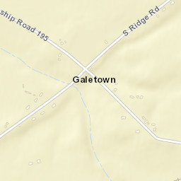 Galetown Ohio Street Map