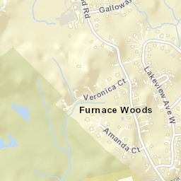 Furnace Woods New York Street Map
