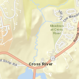 Cross River New York Street Map