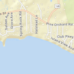 Pine Orchard Connecticut Street Map