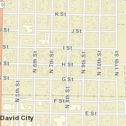 401-499 North 5th Street David City NE Street Map