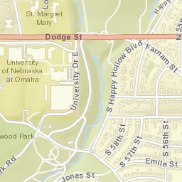 Elmwood Park Road Omaha NE 68106 Street Map