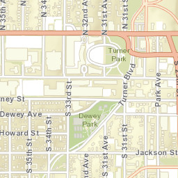 101-299 South 34th Street Omaha NE Street Map