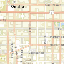 190-192 North 13th Street, Council Bluffs Street Map