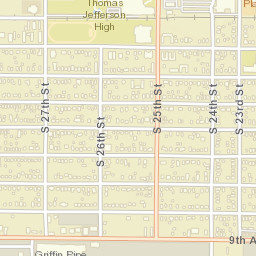 801-899 S 24th St Council Bluffs IA Street Map