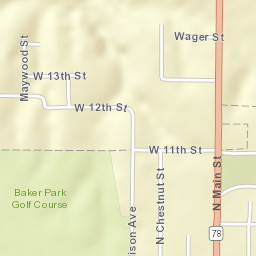 1000-1304 North Main Street, Kewanee, IL Street Map