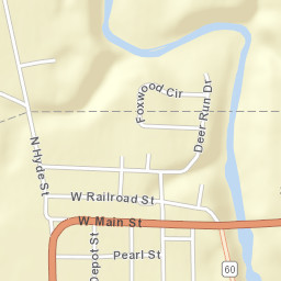 Wakeman Ohio Street Map