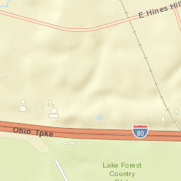 Highland Springs Ohio Street Map