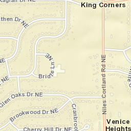 King Corners Ohio Street Map