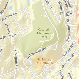 Katonah New York Street Map