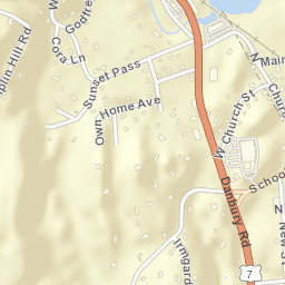 Georgetown Connecticut Street Map