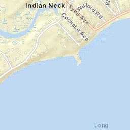 Indian Neck Connecticut Street Map