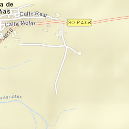 Alcubilla de las Peñas Street Map