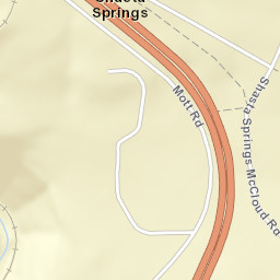 Shasta Springs California Street Map