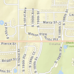 19233-19515 Pacific Street, Elkhorn, NE Street Map