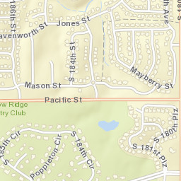 1200-1202 South 184th Circle, Omaha, NE Street Map