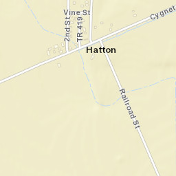 Hatton Ohio Street Map