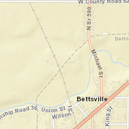 Bettsville Ohio Street Map