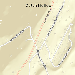 Dutch Hollow New York Street Map