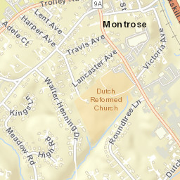 Montrose New York Street Map